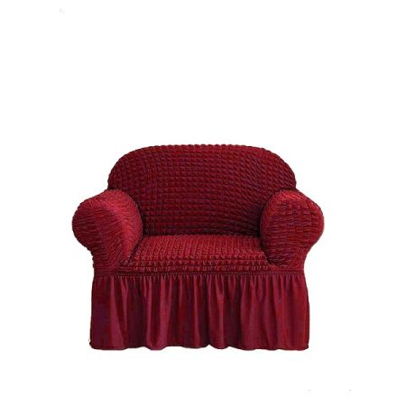 Maroon 1 Seat's Sofa Cover